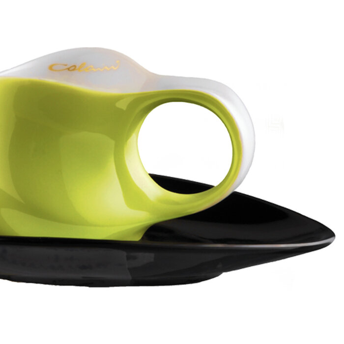 Colani Porzellanserie Colani Espressotasse inkl. Unterteller | grün