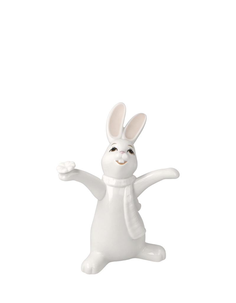 Goebel Porzellan Goebel weißer Osterhase "Happy Day"