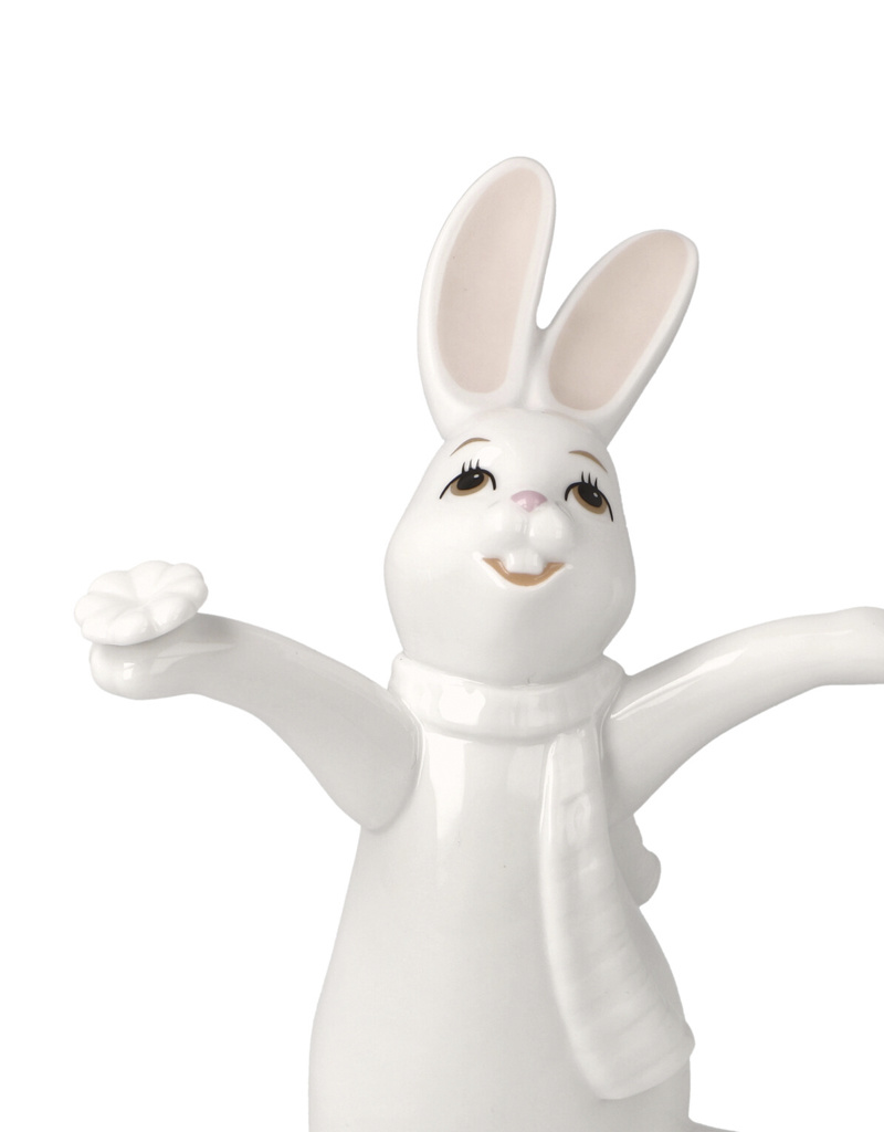 Goebel Porzellan Goebel weißer Osterhase "Happy Day"