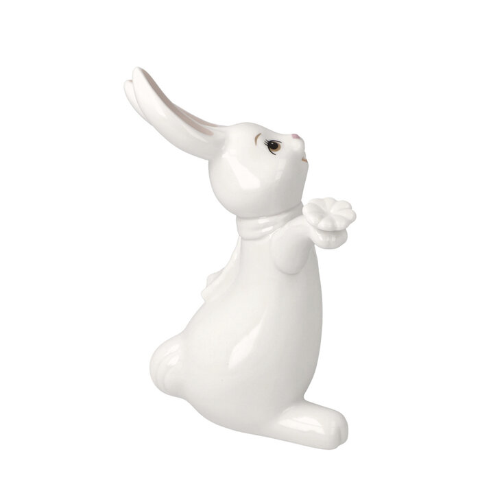 Goebel Porzellanmanufaktur Goebel weißer Osterhase "Happy Day"