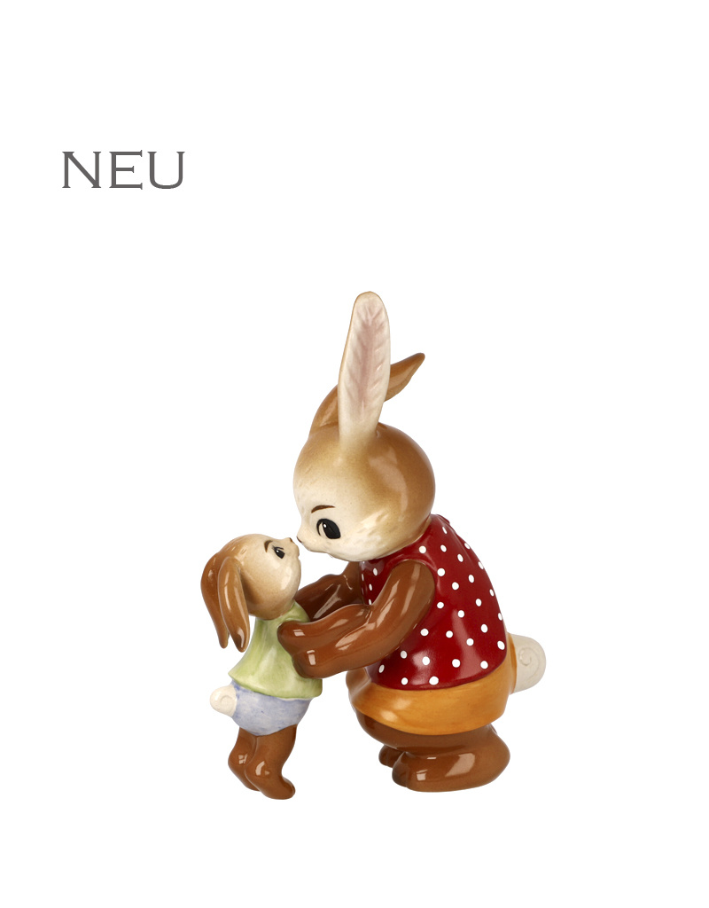 Goebel Porzellanmanufaktur Goebel Osterhasenpaar Mama & Kind | "Kleiner Schatz" | Goebel Osterkollektion