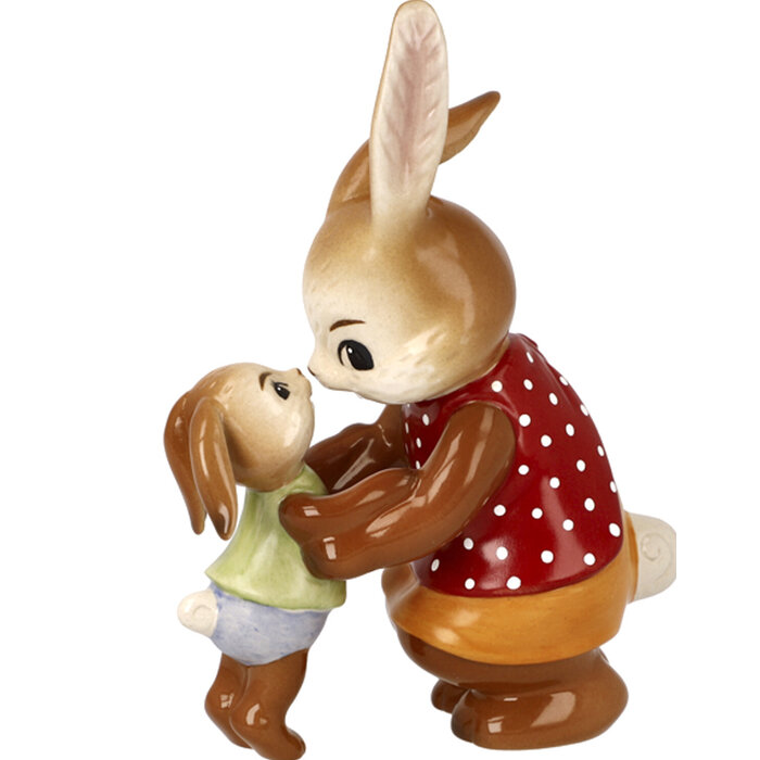 Goebel Porzellanmanufaktur Goebel Osterhasenpaar Mama & Kind | "Kleiner Schatz" | Goebel Osterkollektion