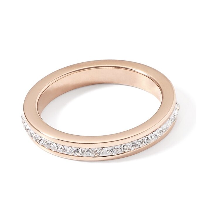 COEUR DE LION Coeur de Lion Ring schmal rosé Gr.56