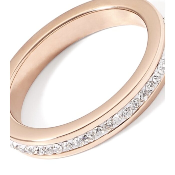 COEUR DE LION Coeur de Lion Ring schmal rosé Gr.56