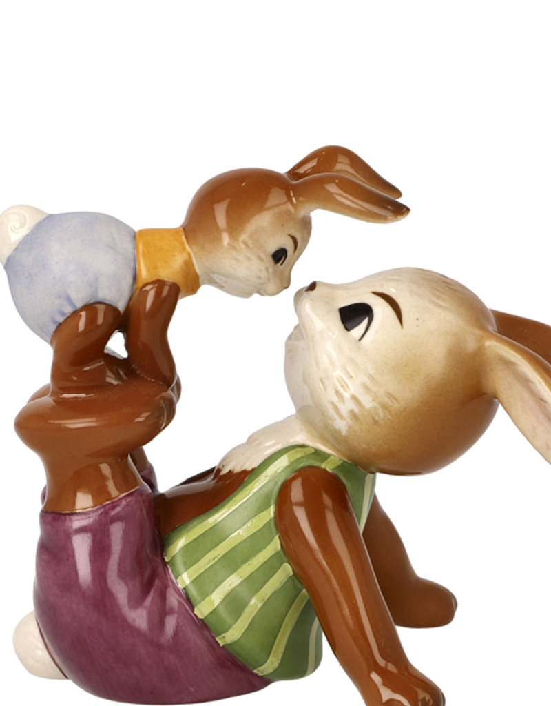 Goebel Porzellanmanufaktur Goebel Hasenpaar Papa & Kind