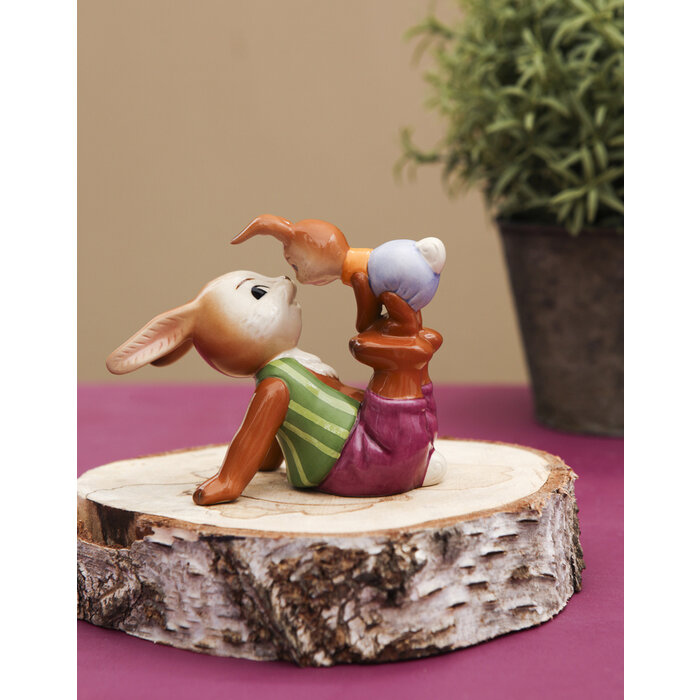 Goebel Porzellanmanufaktur Goebel Hasenpaar Papa & Kind