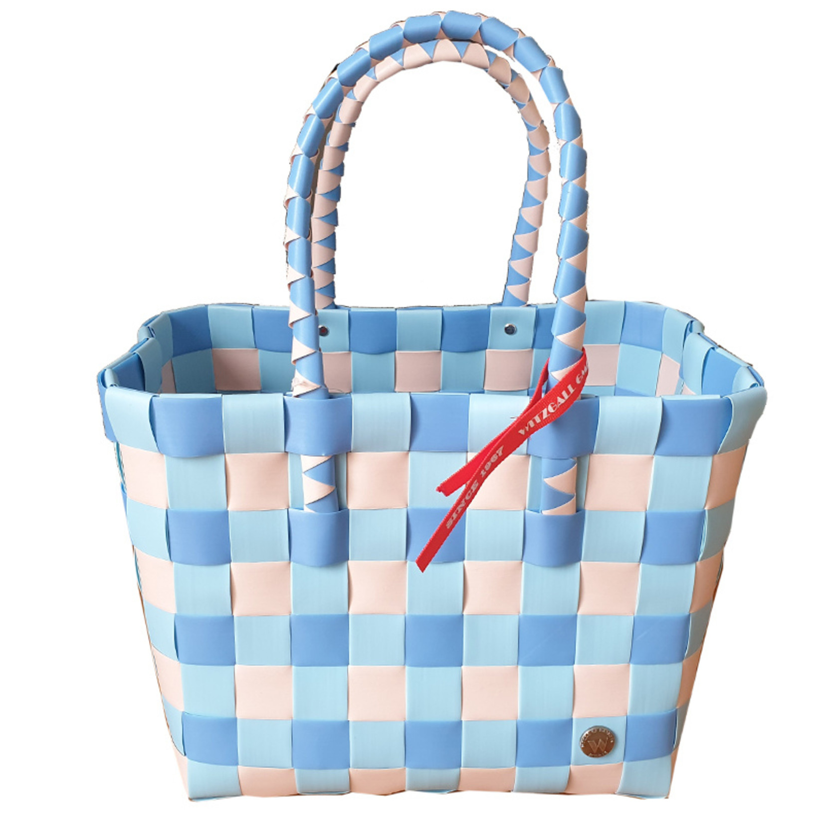 ICE BAG Taschen ICE BAG Shopper 5010-62 | Original Witzgall Tasche | hellblau- dunkelblau-weiß