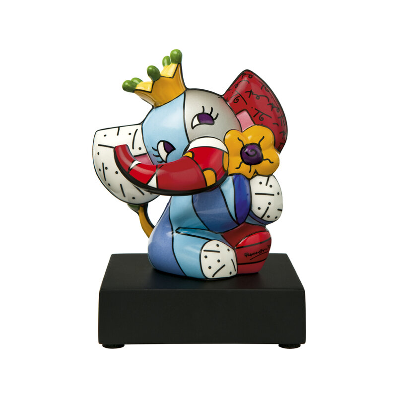 Goebel Porzellanmanufaktur Figur Spring Elefant | Romero Britto | Goebel Porzellan