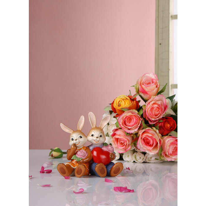 Goebel Porzellan Goebel Hasenpaar Mein Valentins-Schatz