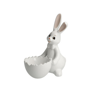Goebel Porzellanmanufaktur Goebel Snow White Hase mit kleiner Schale