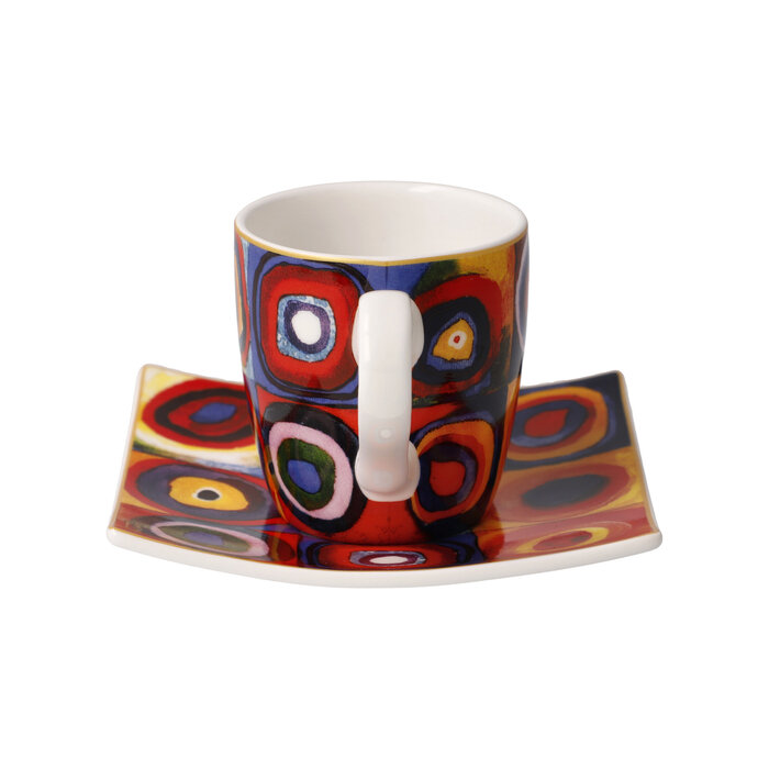 Goebel Porzellanmanufaktur Espressotasse Wassily Kandinsky - Quadrate-