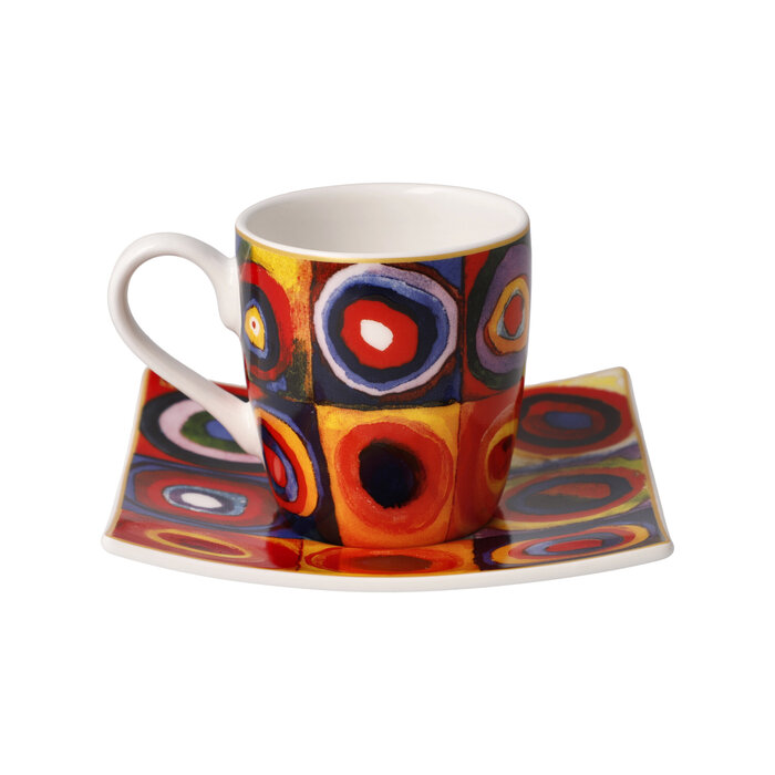 Goebel Porzellanmanufaktur Espressotasse Wassily Kandinsky - Quadrate-