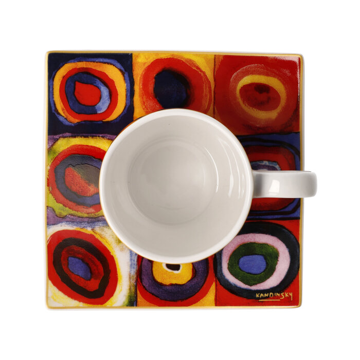 Goebel Porzellanmanufaktur Espressotasse Wassily Kandinsky - Quadrate-