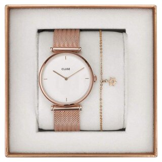 Cluse Minimalistische Eleganz CLUSE Triomphe CG0108208001 Damenuhr Geschenkset