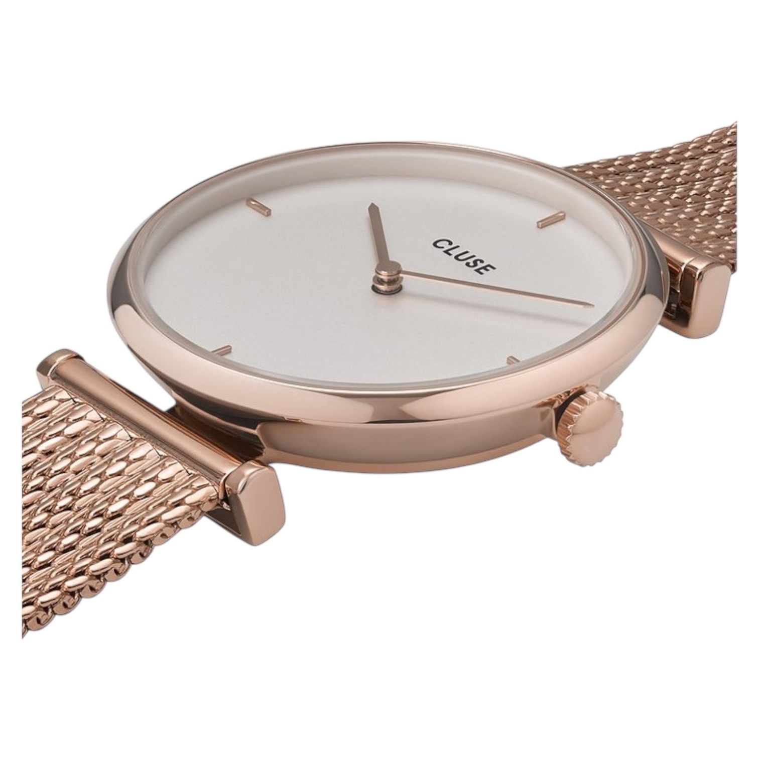 Cluse Minimalistische Eleganz CLUSE Triomphe CG0108208001 – Geschenkset Uhr & Schmuckarmband
