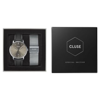 Cluse Minimalistische Eleganz Cluse Aravis CG1519501001 – Herrenuhr Geschenkset