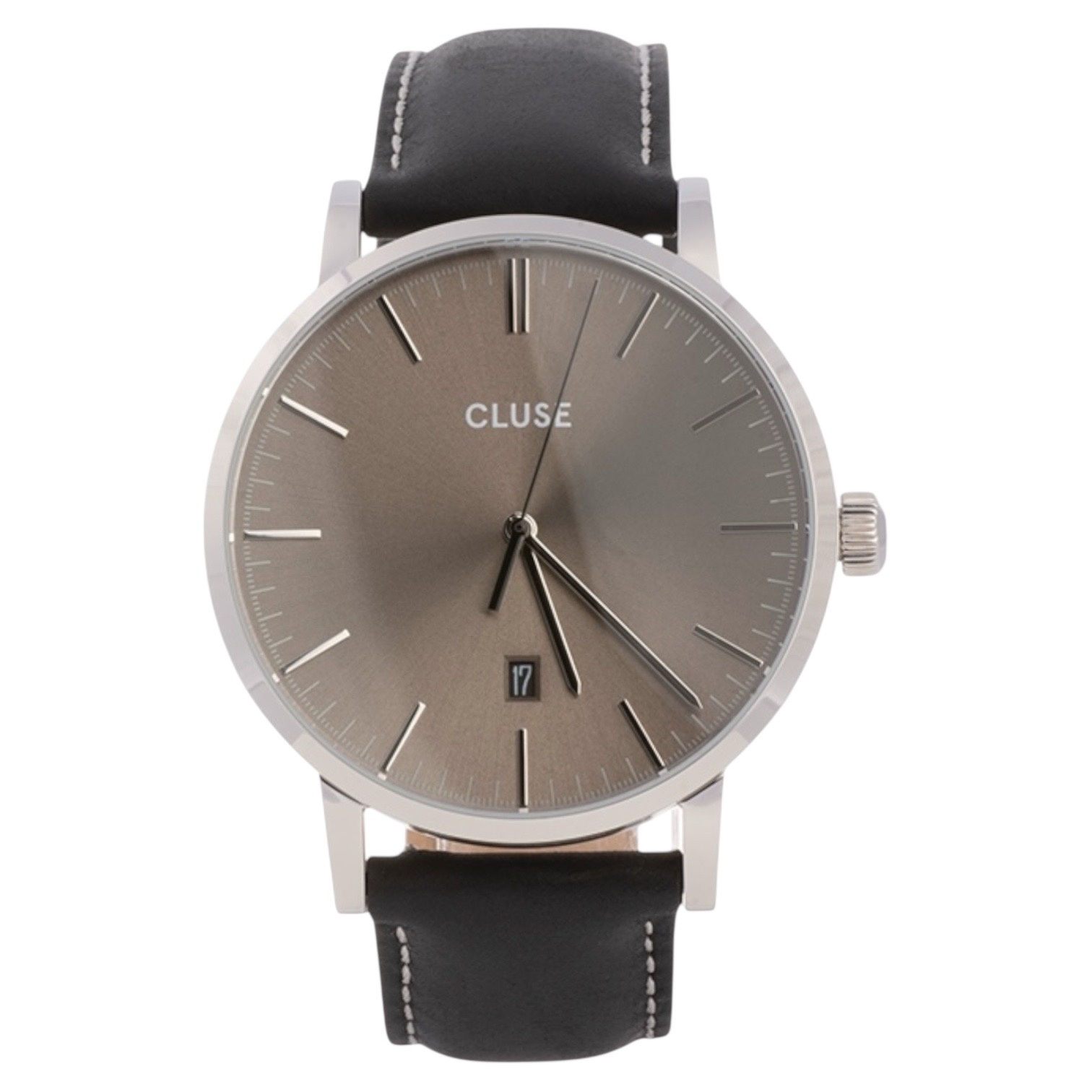 Cluse Minimalistische Eleganz CLUSE Aravis CG1519501001 – Herrenuhr Geschenkset mit 2 Armbändern