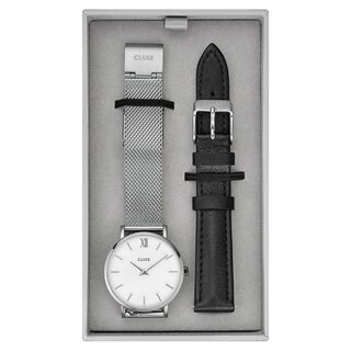 Cluse Minimalistische Eleganz CLUSE Minuit CG1519203003 Damenuhr Geschenkset