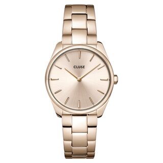 Cluse Minimalistische Eleganz Cluse Féroce Petite CW11201 Damenuhr Roségold