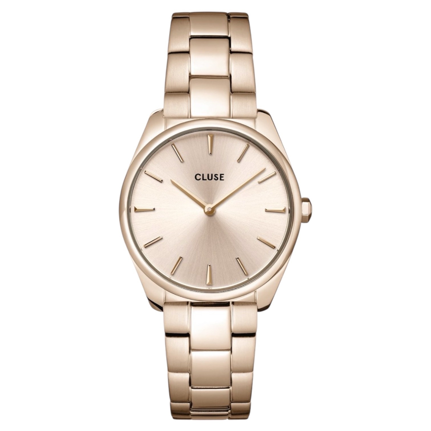 Cluse Minimalistische Eleganz CLUSE Féroce Petite CW11201 – Damenuhr Roségold Edelstahl