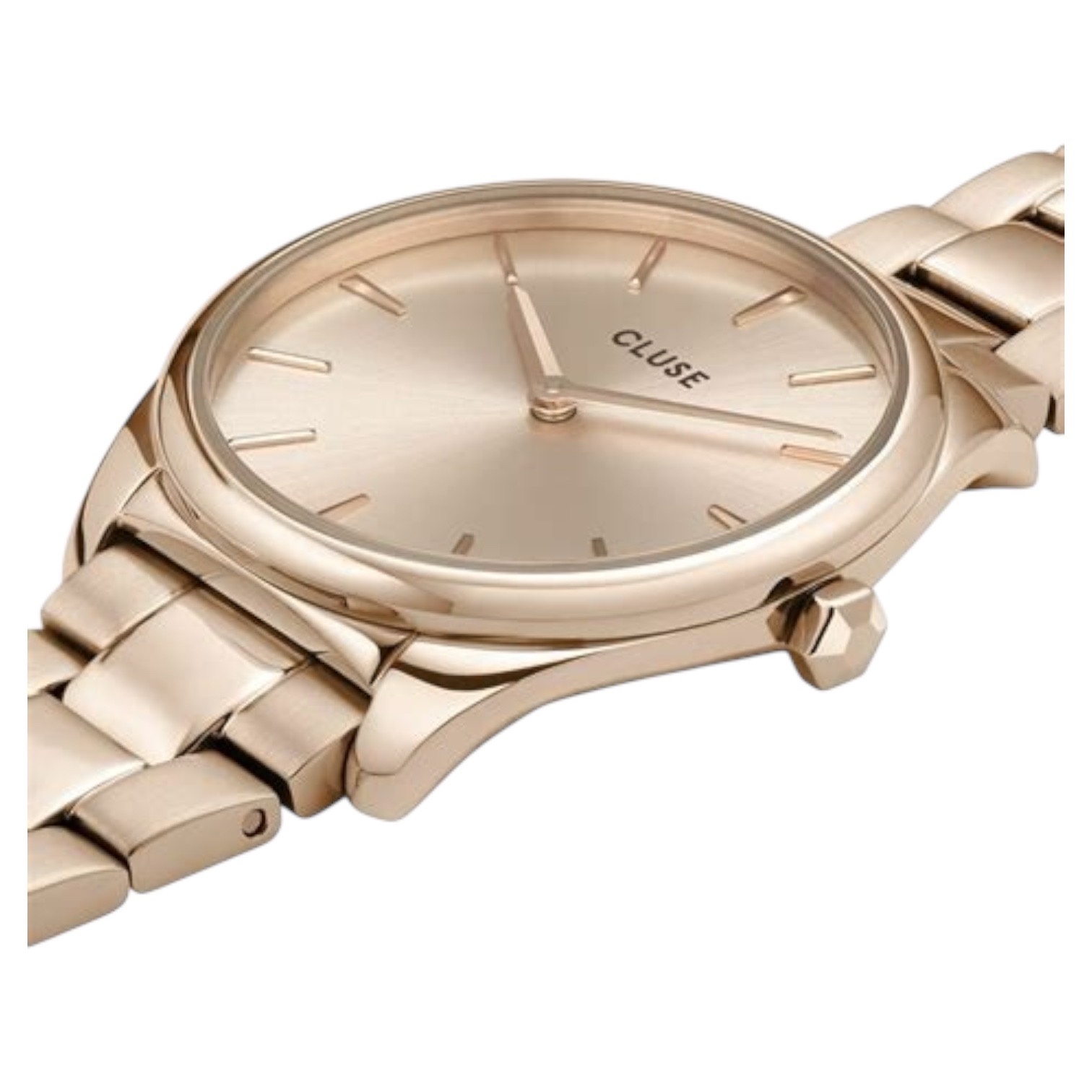 Cluse Minimalistische Eleganz CLUSE Féroce Petite CW11201 – Damenuhr Roségold Edelstahl