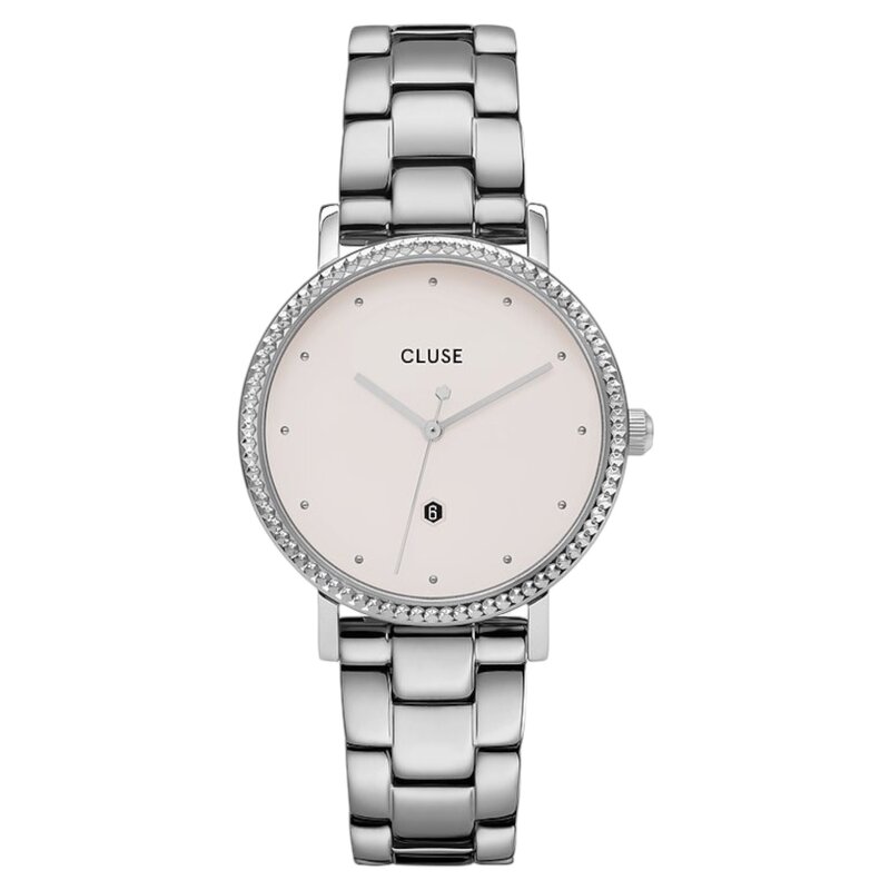 Cluse Minimalistische Eleganz Cluse Damenuhr Le Couronnement Silber