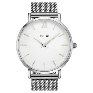 Cluse Minimalistische Eleganz CLUSE Féroce Mesh Silver White