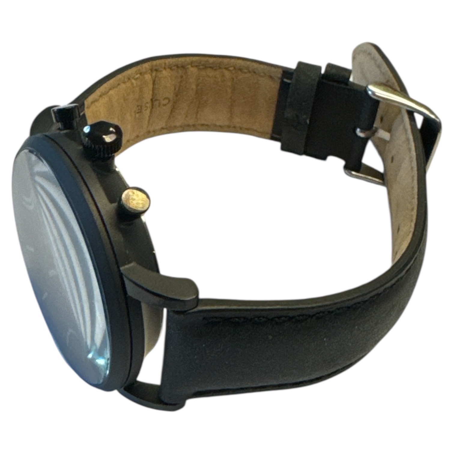 Cluse Minimalistische Eleganz Cluse Aravis Chronograph Herrenuhr Schwarz