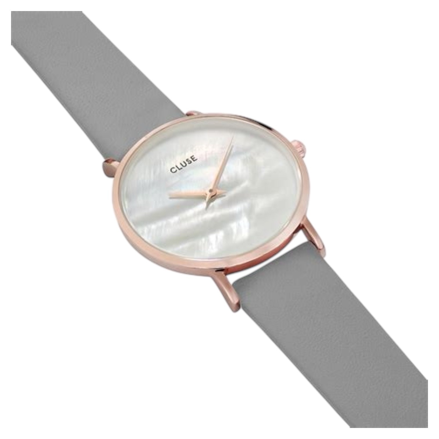 Cluse Minimalistische Eleganz CLUSE Minuit Damenuhr Roségold Perlmutt