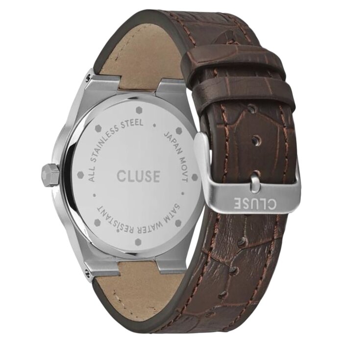 Cluse Minimalistische Eleganz Cluse Vigoureux Silber/Blau Herrenuhr
