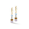 Coeur de Lion Ohrstecker Gold-Multicolor