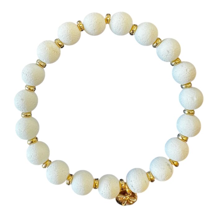 LIZAS LIZAS Armband – Beaumont mit Goldakzenten 8mm