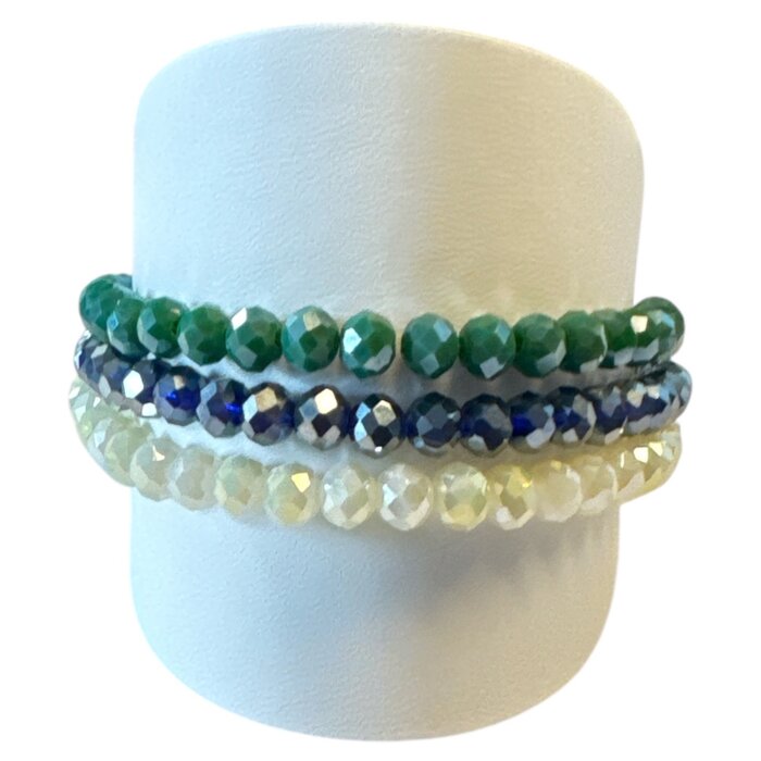 LIZAS LIZAS Armband-Set Grün/Blau/Champagner kaufen