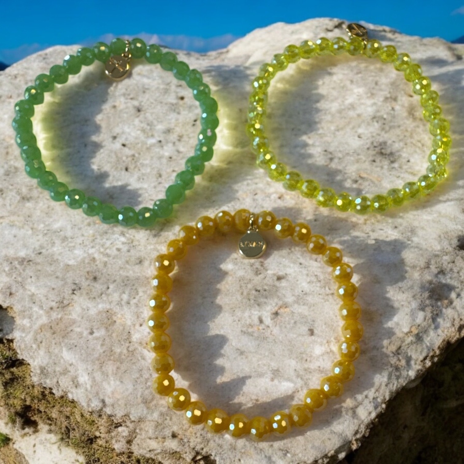 LIZAS LIZAS Armband-Set Gelb & Grün