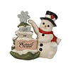 Schneemann „Let it snow" | Goebel Figur mit Weihnachtsbaum