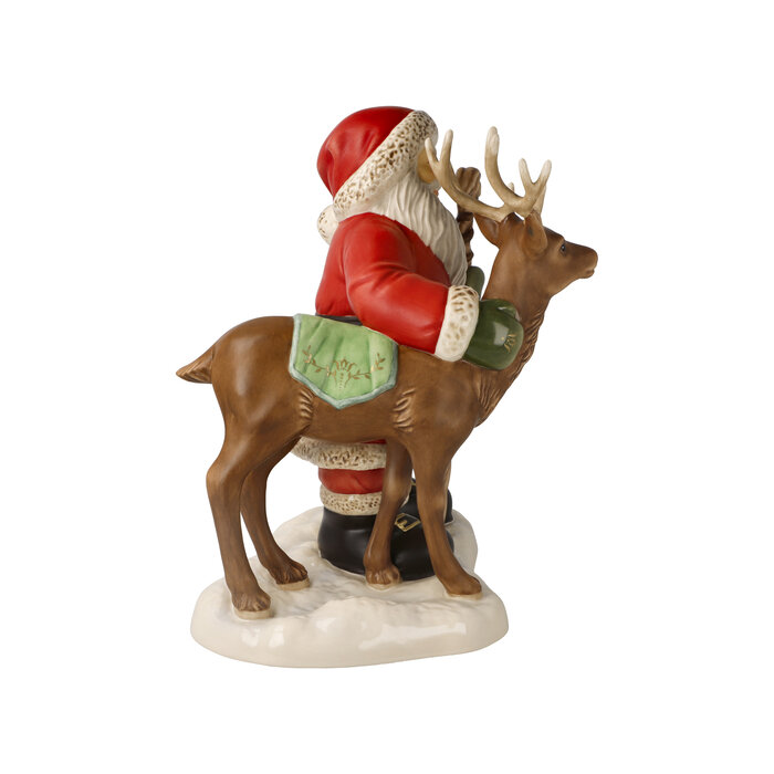 Goebel Porzellanmanufaktur Goebel Weihnachtsmann "Santa und der König des Waldes"