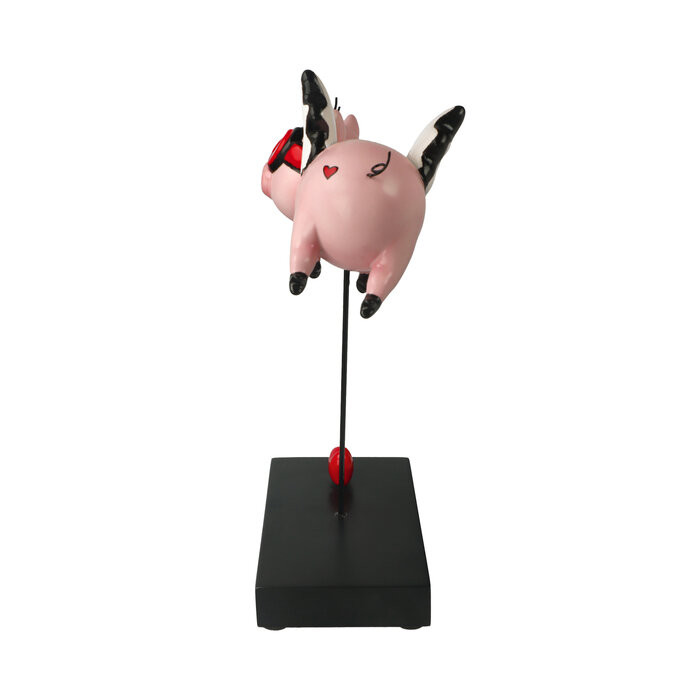 Goebel Porzellan Ed Heck Figur „Flying Pig“ – Glücksschwein mit Flügeln