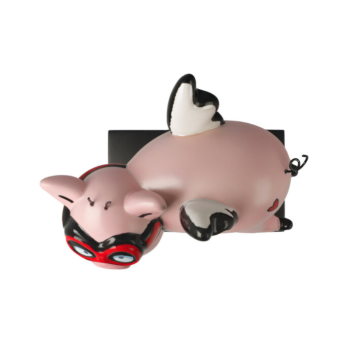 Goebel Porzellan Ed Heck Figur „Flying Pig“ – Glücksschwein mit Flügeln