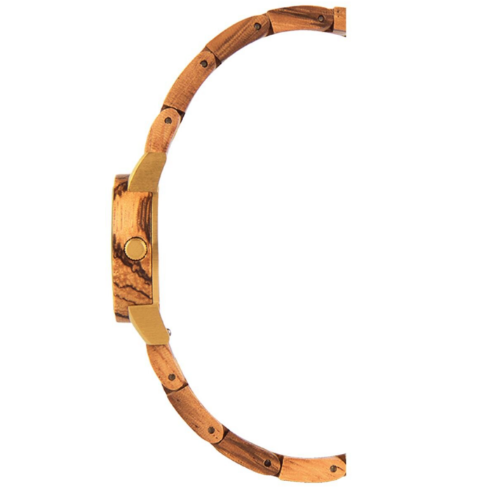 LAimer LAIMER Damenuhr NORA-Zebranoholz