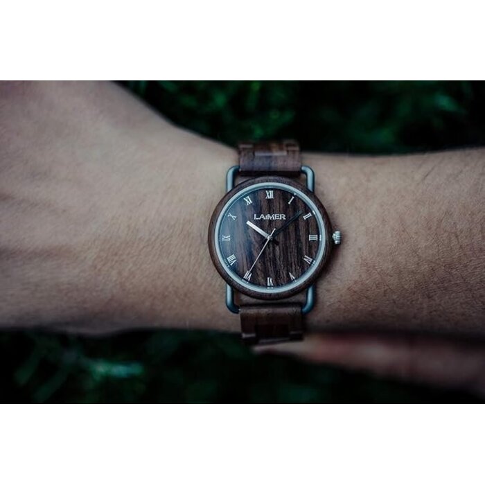 LAimer LAiMER Damenuhr GABI  Walnussholz