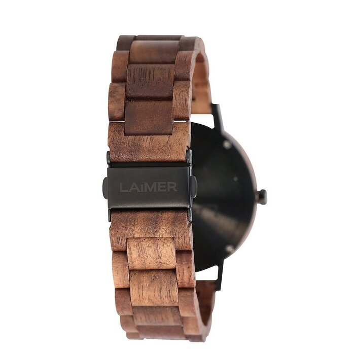 LAimer Laimer Unisexuhr KAROLIN Unisex Walnussholz