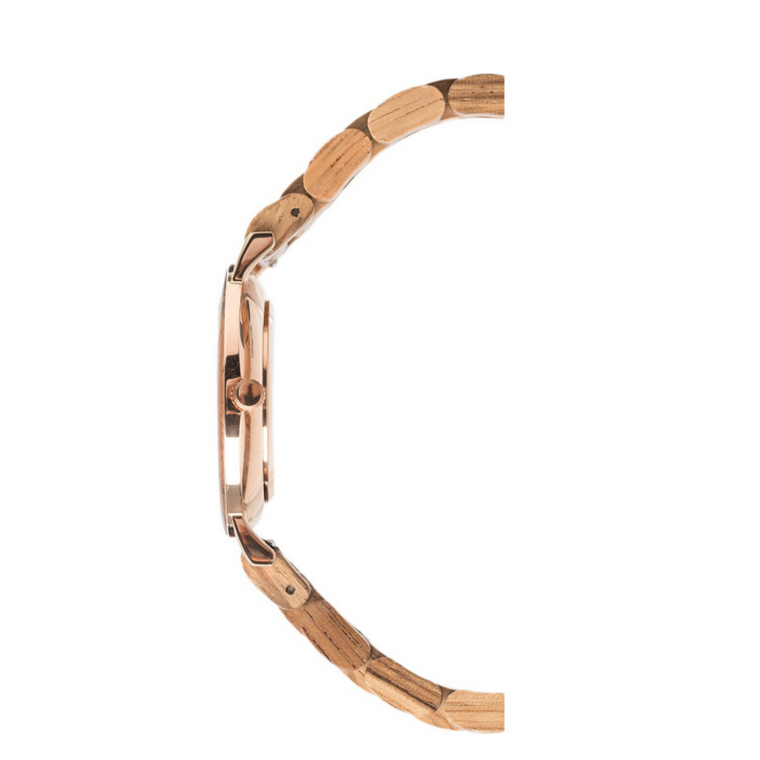 LAimer Laimer Damenuhr LEONA 0072 – Zebranoholz & Marmor