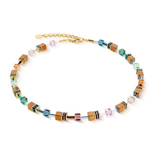 COEUR DE LION GeoCUBE Halskette Art Nouveau gold