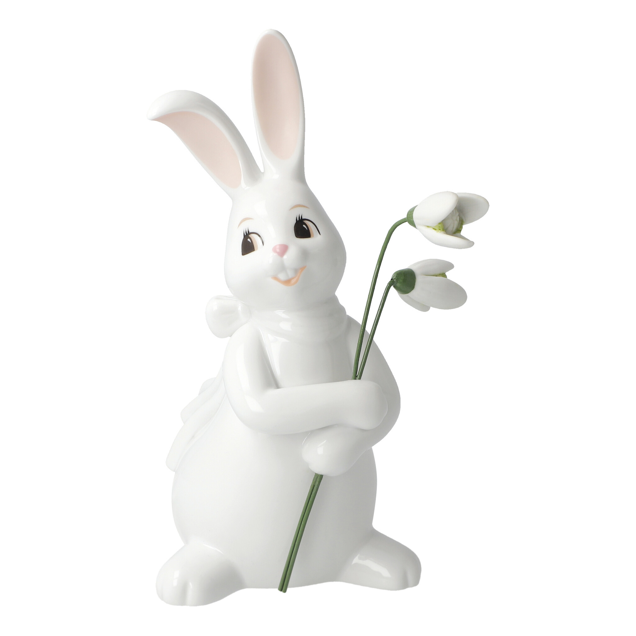 Goebel Porzellanmanufaktur Goebel weißer Osterhase "Lovely Snow Bells"