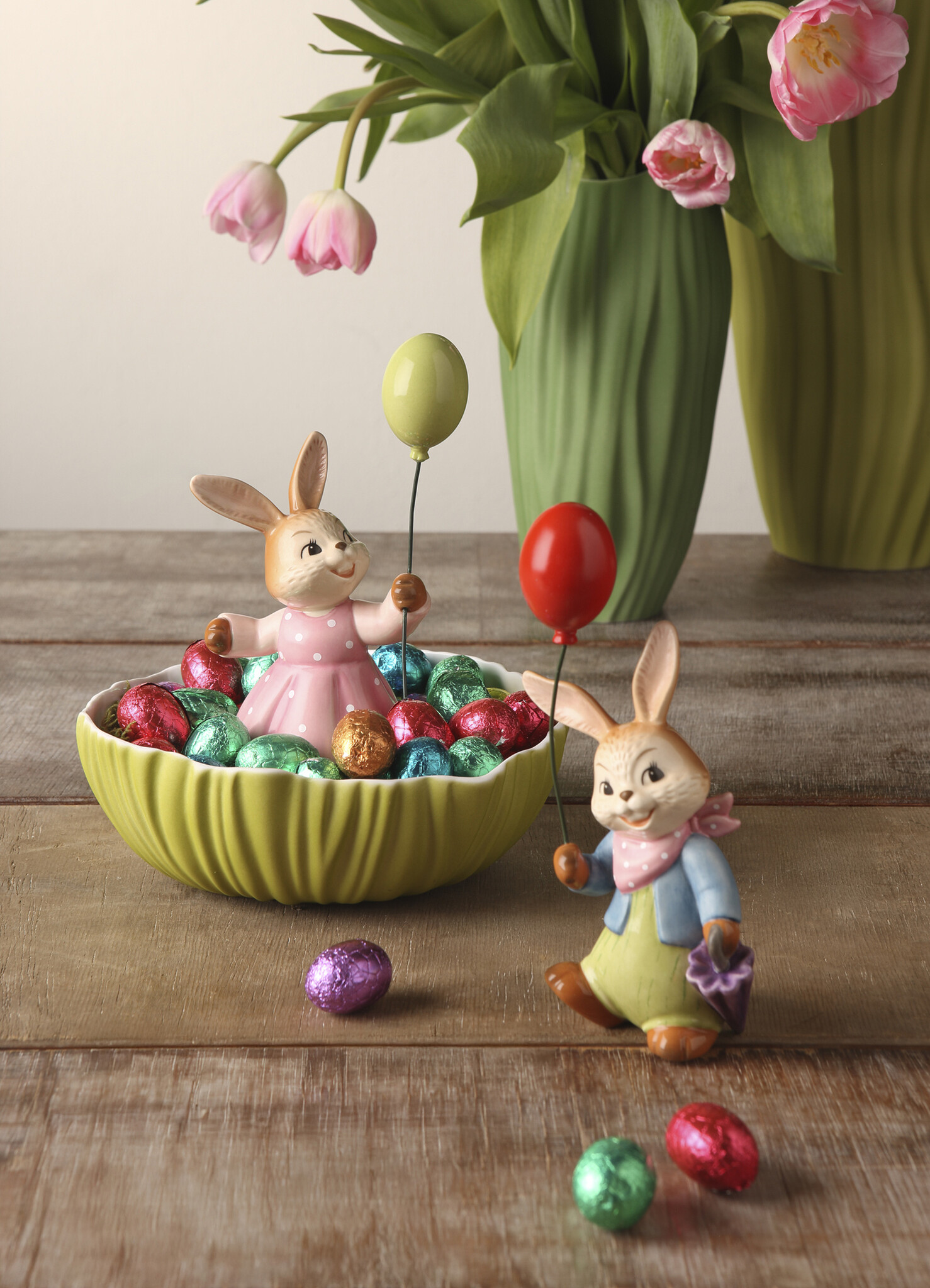 Goebel Porzellanmanufaktur Goebel Hasenmädchen" Wenn Träume fliegen"