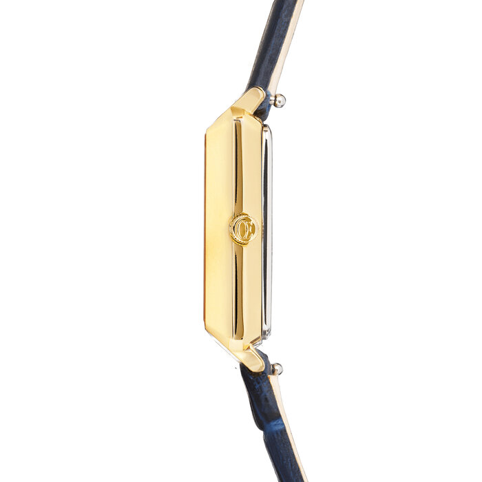 COEUR DE LION Coeur de Lion Uhr Damen – Midnight Blue Lederarmband Gold