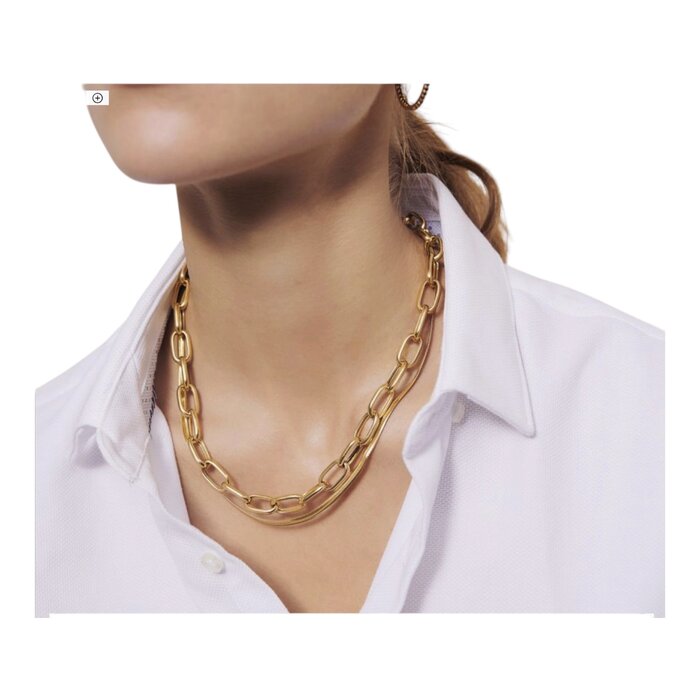 SIF Jakobs Jewellery Sif Jakobs Capri Kette Gold 45 cm – vergoldete Damen Halskette