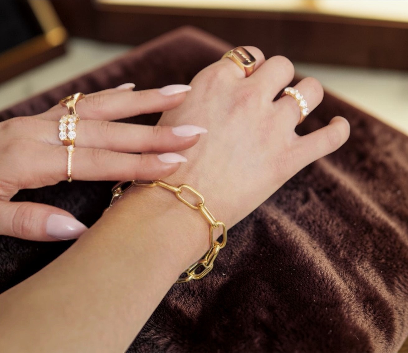 SIF Jakobs Jewellery Sif Jakobs Capri Armband Gold – vergoldetes Damen Armband 20 cm