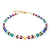 GEOCUBE® Precious Statement Necklace – Edelsteine & Swarovski® Kristalle
