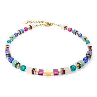 COEUR DE LION GEOCUBE® Precious Necklace – Edelsteine & Swarovski®